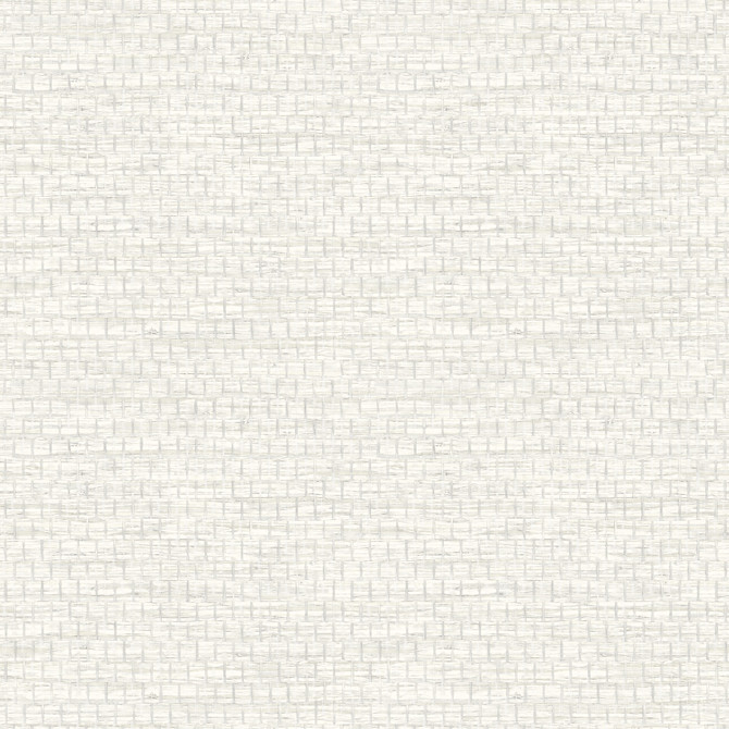 Plaited Grass White Wallpaper by Chesapeake Yellowstone Covers about 56.4 square feet 20.5-in by 33-ft long roll Prepasted 20.5 - Fabric Carolina -