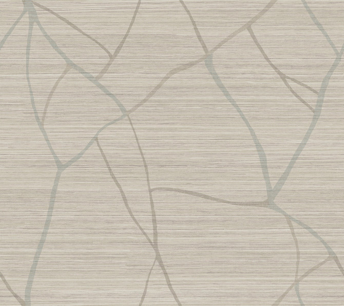 Raska Taupe Wallpaper by York Wallcoverings Artistic Abstracts Covers about 60.8 square feet 27-in by 27-ft long roll Prepasted 24 - Fabric Carolina -