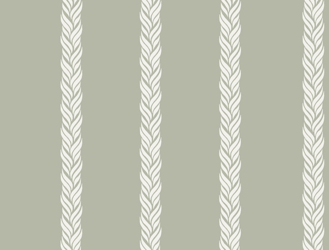Braided Stripe Green Wallpaper by Ronald Redding Classics Covers about 60.8 square feet 27-in by 27-ft long roll Unpasted 20.5 - Fabric Carolina - Braided Stripe Green Wallpaper by Ronald Redding Classics Covers about 60.8 square feet 27-in by 27-ft long roll Unpasted 20.5 - Fabric Carolina -