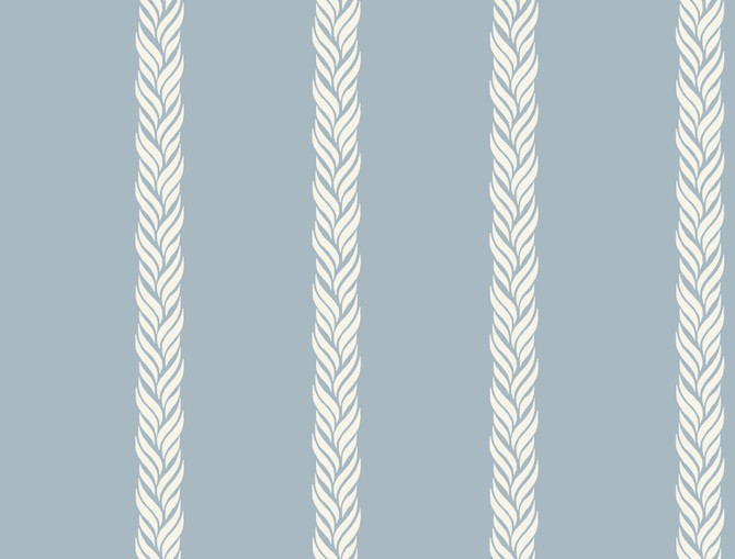 Braided Stripe Blue Wallpaper by Ronald Redding Classics Covers about 60.8 square feet 27-in by 27-ft long roll Unpasted 20.5 - Fabric Carolina - Braided Stripe Blue Wallpaper by Ronald Redding Classics Covers about 60.8 square feet 27-in by 27-ft long roll Unpasted 20.5 - Fabric Carolina -