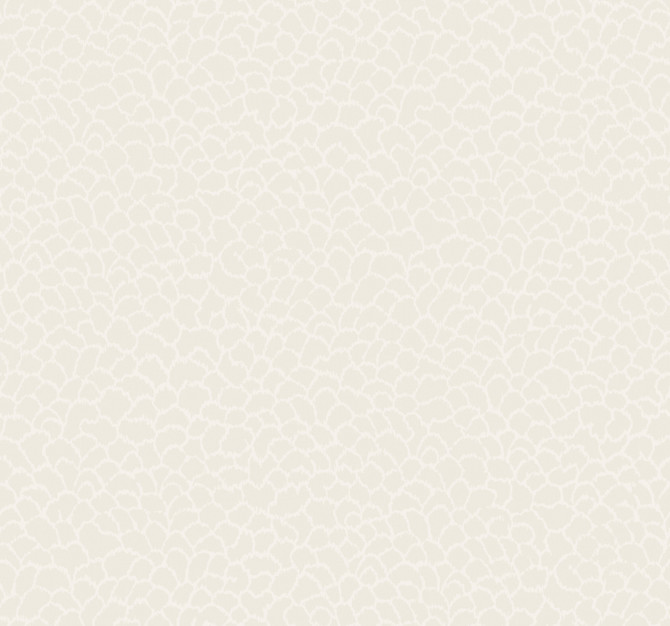 Nadie White Wallpaper by Ronald Redding Classics Covers about 60.8 square feet 27-in by 27-ft long roll Unpasted 25.25 - Fabric Carolina -