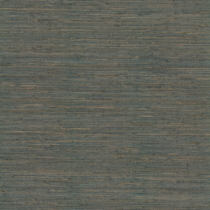 Knotted Grass Dark Teal Wallpaper by Ronald Redding Grasscloth & Natural Resource Covers about 72 square feet 36-in by 24-ft long roll Unpasted 0 - Fabric Carolina -