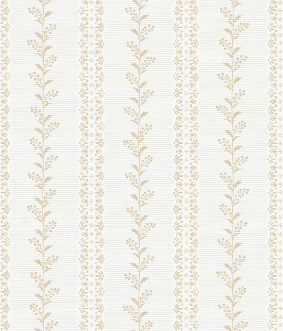 Everleigh Ochre Wallpaper by Magnolia Home Magnolia Home 4 Covers about 56.4 square feet 20.5-in by 33-ft long roll Prepasted 24 - Fabric Carolina -