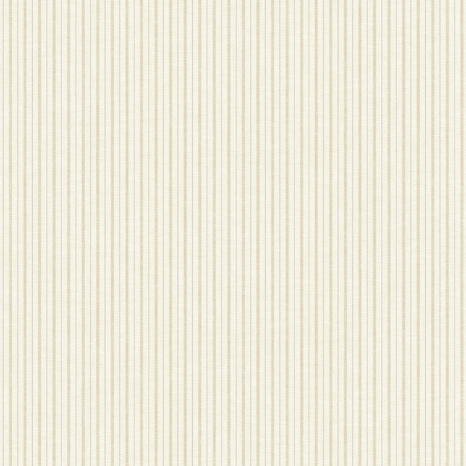 French Ticking Cream Wallpaper by Magnolia Home Magnolia Home Vol. II Covers about 56.4 square feet 20.5-in by 33-ft long roll Prepasted 0 - Fabric Carolina -