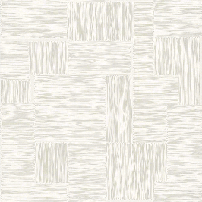 Contour Ivory Wallpaper by York Wallcoverings New Origins Covers about 57.1 square feet 20.9-in by 32.8-ft long roll Unpasted 20.8 - Fabric Carolina -