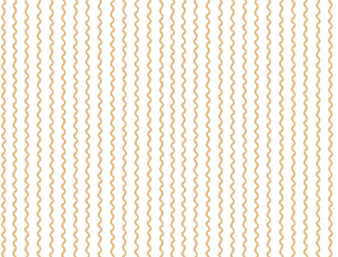 Rickrack Gold Wallpaper by Rifle Paper Co. Rifle Paper Co. 3rd Edition Covers about 60.8 square feet 27-in by 27-ft long roll Unpasted 20.5 - Fabric Carolina -