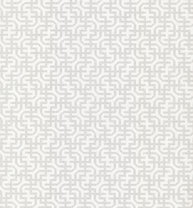 Dynastic Lattice White Wallpaper by York Wallcoverings Traveler Covers about 56.4 square feet 20.5-in by 33-ft long roll Unpasted 12.8 - Fabric Carolina -