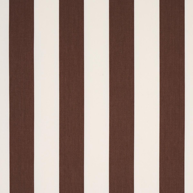 James Stripe Brown 71353 by Schumacher Fabric Full Bloom 4.5" - Fabric Carolina -
