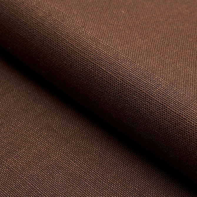 Piet Performance Linen Brown 82594 by Schumacher Fabric Perfect Basics: Linen - Fabric Carolina -