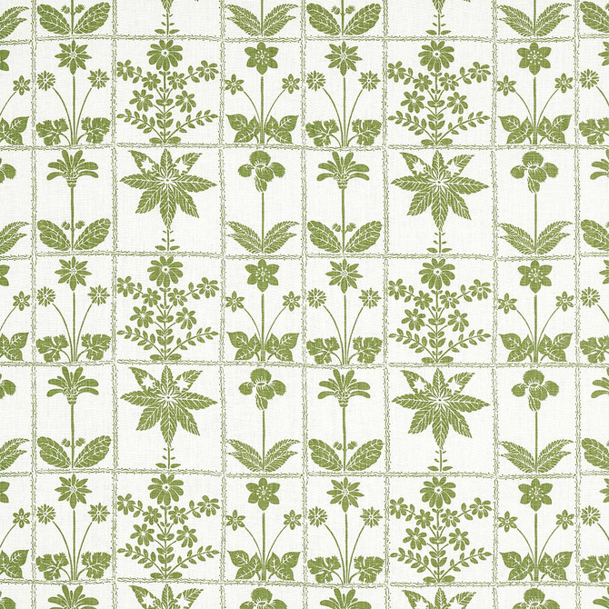 Georgia Wildflowers Leaf 180890 by Schumacher Fabric Folly Cove 10.75" - Fabric Carolina -