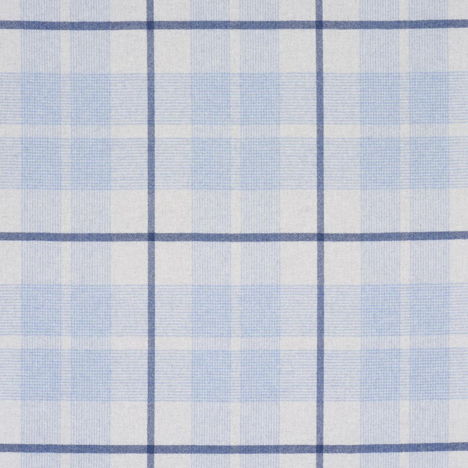 Montana Wool Plaid Arctic 66667 by Schumacher Fabric A Country Life 9.62" - Fabric Carolina -