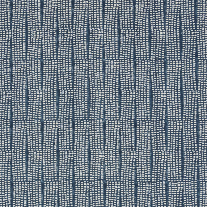 Noland Block Print Indigo 182290 by Schumacher Fabric Mesa 3.5" - Fabric Carolina -