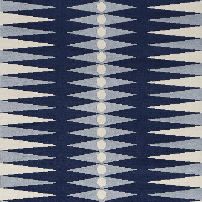 Backgammon Cut Velvet Blue 83200 by Schumacher Fabric Mary Mcdonald 26.38" - Fabric Carolina -