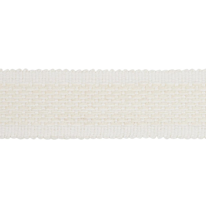 Cardiff Tape Medium Ivory 83390 by Schumacher Trim Patterson Flynn 1.0" - Fabric Carolina -