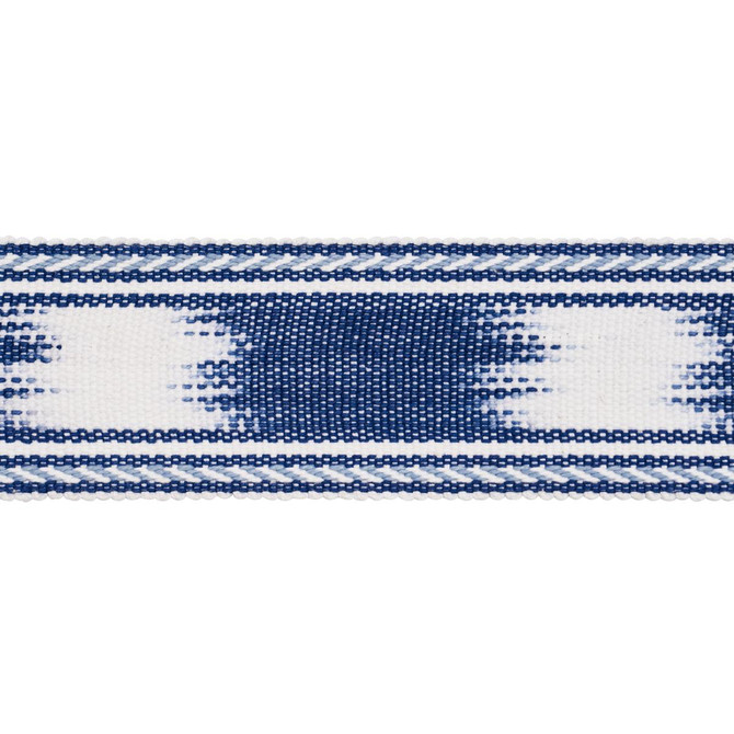 Banyan Tape Narrow Blue 83240 by Schumacher Trim Perennial Favorite Trims 2.0" - Fabric Carolina -