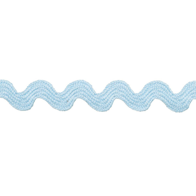Ric Rac Tape Small Pale Blue 82707 by Schumacher Trim New Old-Fashioned - Fabric Carolina - Ric Rac Tape Small Pale Blue 82707 by Schumacher Trim New Old-Fashioned - Fabric Carolina -