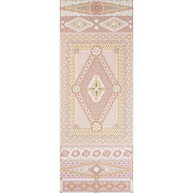 Shell Grotto Panel B Coral 5015167 by Schumacher Wallpaper Mary Mcdonald 54.0" - Fabric Carolina -