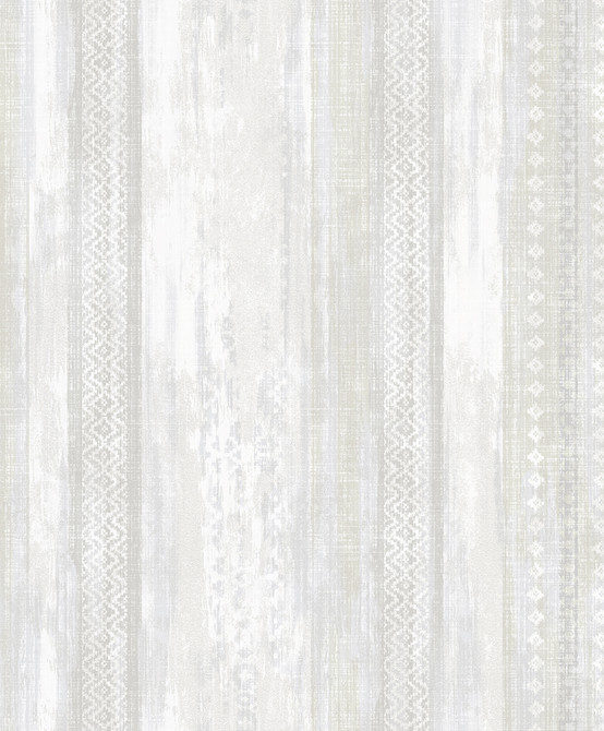 Blair Dove Ikat Stripe Wallpaper by Advantage Traditional Covers about 57.8 square feet 21-in by 33-ft long roll Unpasted 25 - Fabric Carolina -