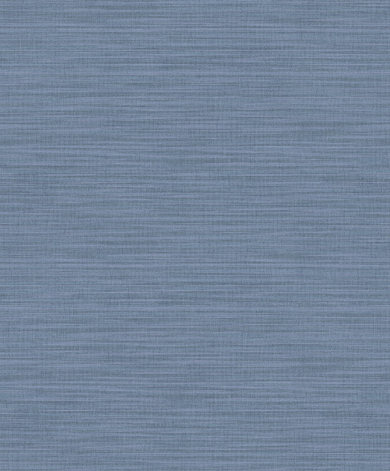 Ashleigh Blue Linen Texture Wallpaper by Advantage Surfaces Covers about 57.8 square feet 21-in by 33-ft long roll Unpasted 25 - Fabric Carolina -