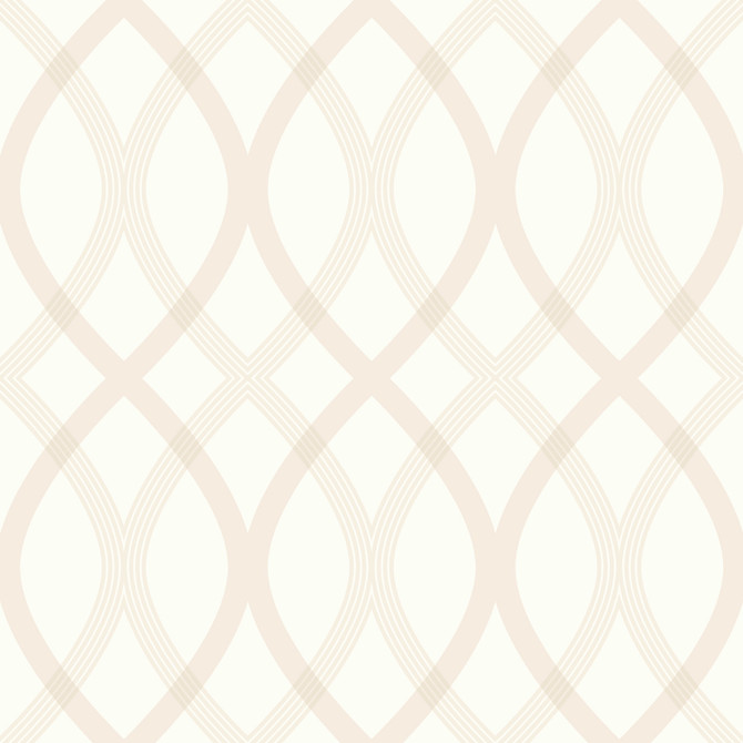 Contour Beige Geometric Lattice Wallpaper by Beacon House Simple Space 2 Covers about 56.4 square feet 20.5-in by 33-ft long roll Unpasted 10.4 - Fabric Carolina -