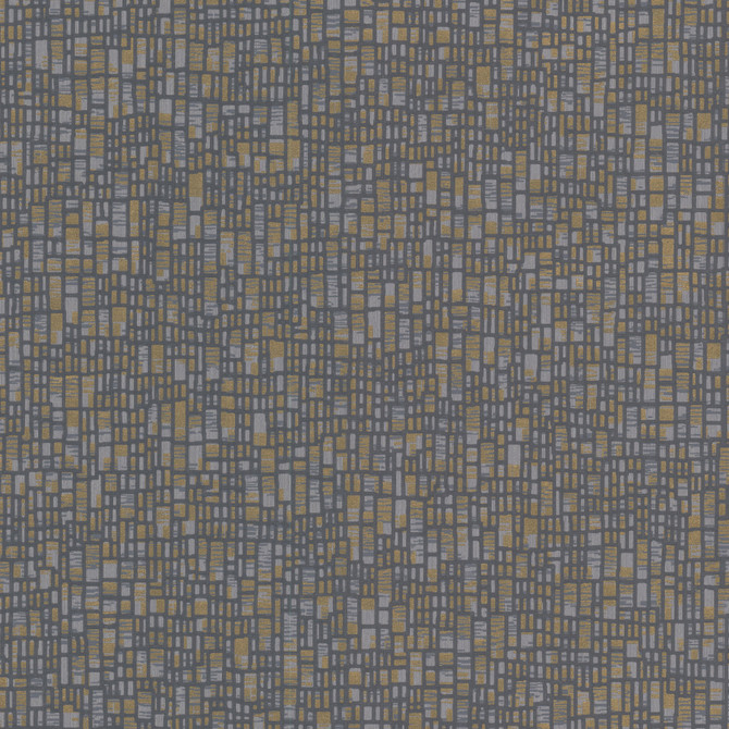 Spencer Charcoal Mosaic Wallpaper by Decorline Prism Covers about 56.4 square feet 20.5-in by 33-ft long roll Unpasted 25.2 - Fabric Carolina -
