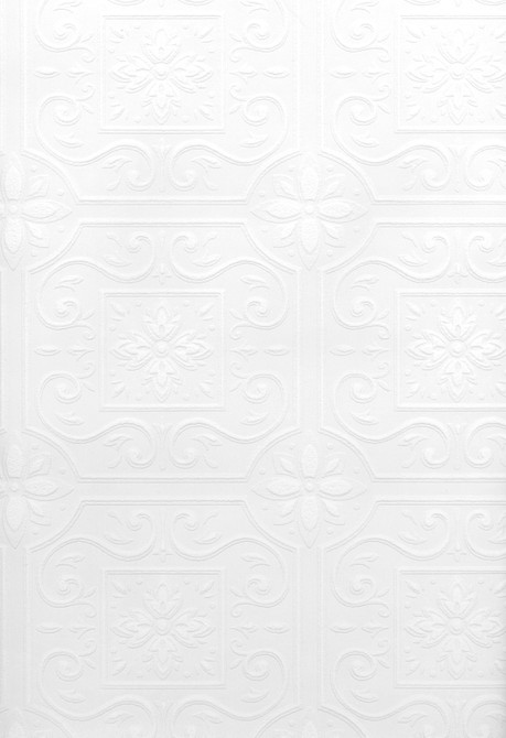 Ibold Paintable Tile Wallpaper by Brewster Paintable Solutions V Covers about 56.4 square feet 20.5-in by 33-ft long roll Prepasted 6.25 - Fabric Carolina -