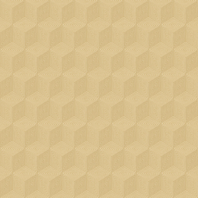 Claremont Wheat Geometric Wallpaper by Engblad & Co Lounge Luxe Covers about 57.8 square feet 21-in by 33-ft long roll Unpasted 5.25 - Fabric Carolina -