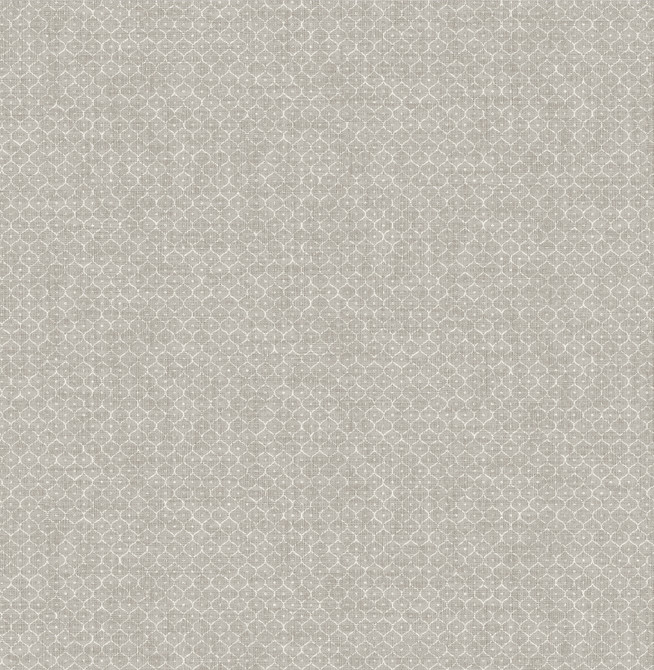Hip Grey Ogee Wallpaper by Brewster Texture Trends II Covers about 56.4 square feet 20.5-in by 33-ft long roll Unpasted 21 - Fabric Carolina -