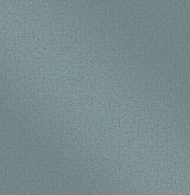 Basilic Blue Mosaic Wallpaper by Brewster Techniques & Finishes III Covers about 56.4 square feet 20.5-in by 33-ft long roll Unpasted 20.8 - Fabric Carolina -