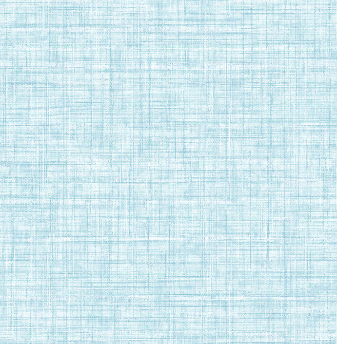 Tuckernuck Aqua Linen Wallpaper by Brewster Techniques & Finishes III Covers about 56.4 square feet 20.5-in by 33-ft long roll Unpasted 0 - Fabric Carolina -