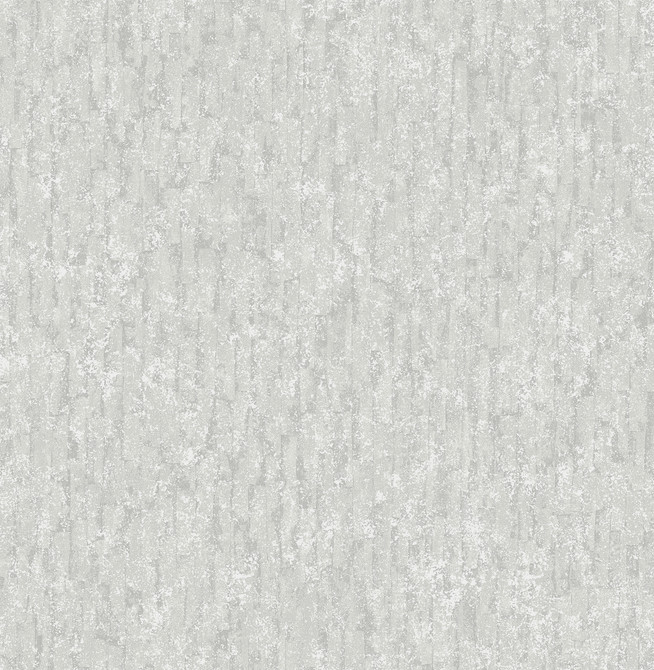 Cole Light Grey Winter Plain Wallpaper by Brewster Techniques & Finishes III Covers about 56.4 square feet 20.5-in by 33-ft long roll Unpasted 10.4 - Fabric Carolina -