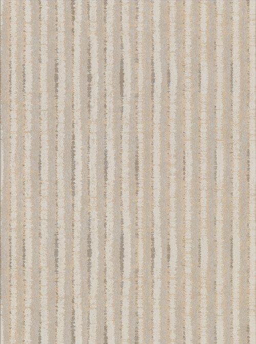Annabeth Beige Distressed Stripe Wallpaper by Brewster Riva Covers about 57.8 square feet 21-in by 33-ft long roll Unpasted 25 - Fabric Carolina -