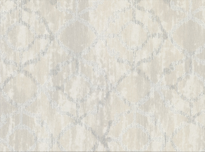 Dashwood Neutral Distressed Geometric Wallpaper by Brewster Riva Covers about 60.3 square feet 27.5-in by 26.3-ft long roll Unpasted 25 - Fabric Carolina -