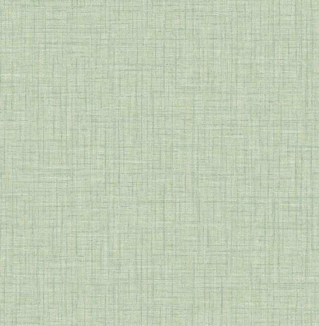 Jocelyn Green Faux Fabric Wallpaper by A-Street Prints Pacifica Covers about 56.4 square feet 20.5-in by 33-ft long roll Unpasted 0 - Fabric Carolina -