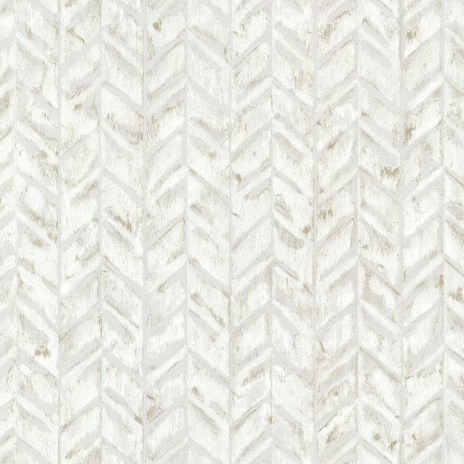 Foothills Ivory Herringbone Texture Wallpaper by Warner Studios Horizon Covers about 60.8 square feet 27-in by 27-ft long roll Unpasted 20.5 - Fabric Carolina -