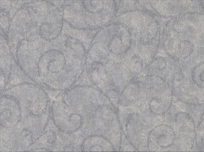 Sansa Slate Plaster Scroll Wallpaper by Warner Cortina IV Covers about 60.8 square feet 27-in by 27-ft long roll Unpasted 18 - Fabric Carolina -
