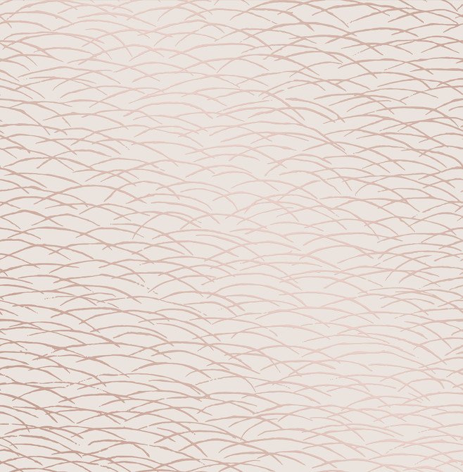 Hono Rose Gold Abstract Wave Wallpaper by A-Street Prints Conran's Plain Simple Useful Covers about 56.4 square feet 20.5-in by 33-ft long roll Unpasted 20.9 - Fabric Carolina -