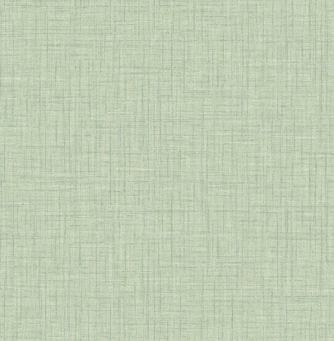 Jocelyn Light Green Faux Linen Wallpaper by A-Street Prints BlueBell Covers about 56.4 square feet 20.5-in by 33-ft long roll Unpasted 0 - Fabric Carolina -