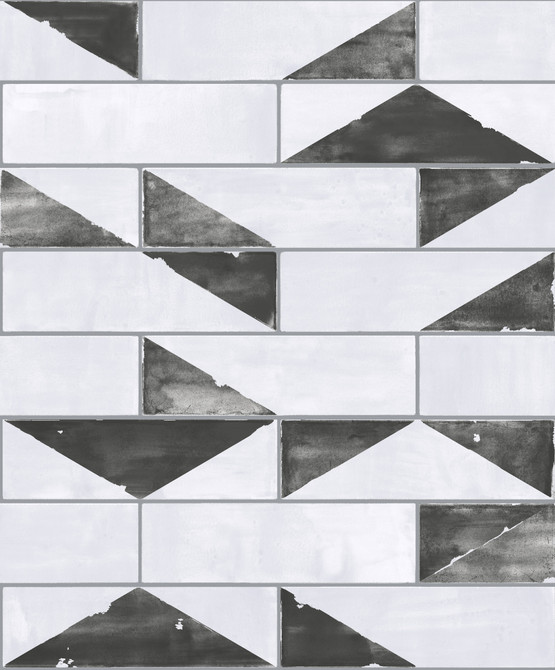 Black Underground Wallpaper by Inspired by Color Culture Club Covers about 57.2 square feet 20.8-in by 33-ft long roll Unpasted 25.2 - Fabric Carolina -