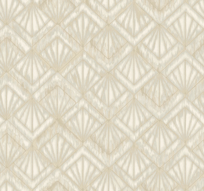 Modern Shell Beige Wallpaper by Candice Olson Candice Olson Modern Nature 2nd Edition Covers about 60.8 square feet 27-in by 27-ft long roll Unpasted 25.25 - Fabric Carolina -
