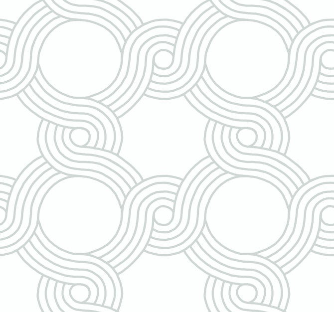 The Twist Grey Wallpaper by York Wallcoverings Geometric Resource Library Covers about 60.8 square feet 27-in by 27-ft long roll Prepasted 25.25 - Fabric Carolina -