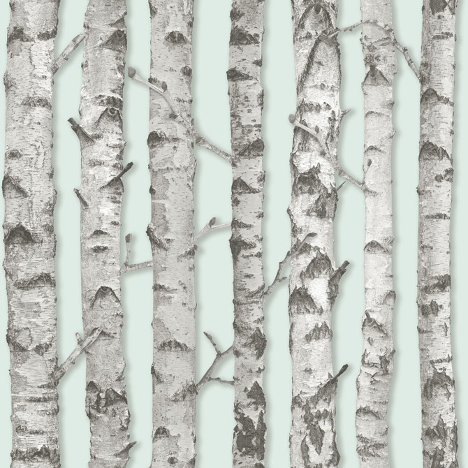 Merman Mint Birch Tree Wallpaper by ESTA Home Design Department Covers about 56.4 square feet 20.5-in by 33-ft long roll Unpasted 20.9 - Fabric Carolina - Merman Mint Birch Tree Wallpaper by ESTA Home Design Department Covers about 56.4 square feet 20.5-in by 33-ft long roll Unpasted 20.9 - Fabric Carolina -