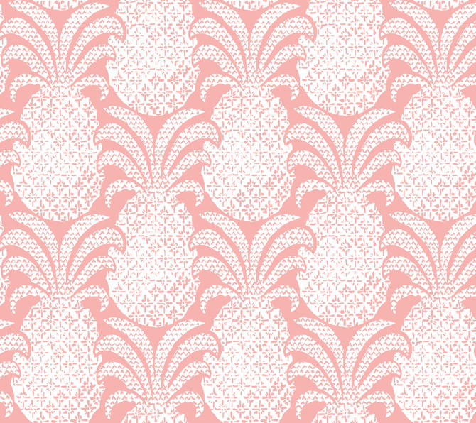Colony Club Shell Pink Peel & Stick Wallpaper by Madcap Cottage Madcap Cottage Covers about 45 square feet 27-in by 20-ft long roll Peel & Stick 24 - Fabric Carolina - Colony Club Shell Pink Peel & Stick Wallpaper by Madcap Cottage Madcap Cottage Covers about 45 square feet 27-in by 20-ft long roll Peel & Stick 24 - Fabric Carolina -