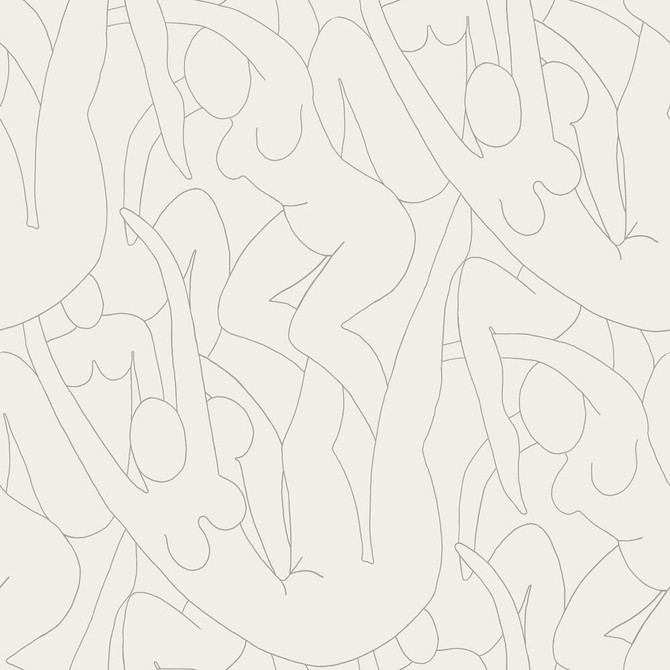 Head over Heels Beige Metallic Peel & Stick Wallpaper by York Wallcoverings York Premium Peel + Stick Risky Business Vol. III Covers about 34.2 square feet 20.5-in by 20-ft long roll Peel & Stick 20.5 - Fabric Carolina -