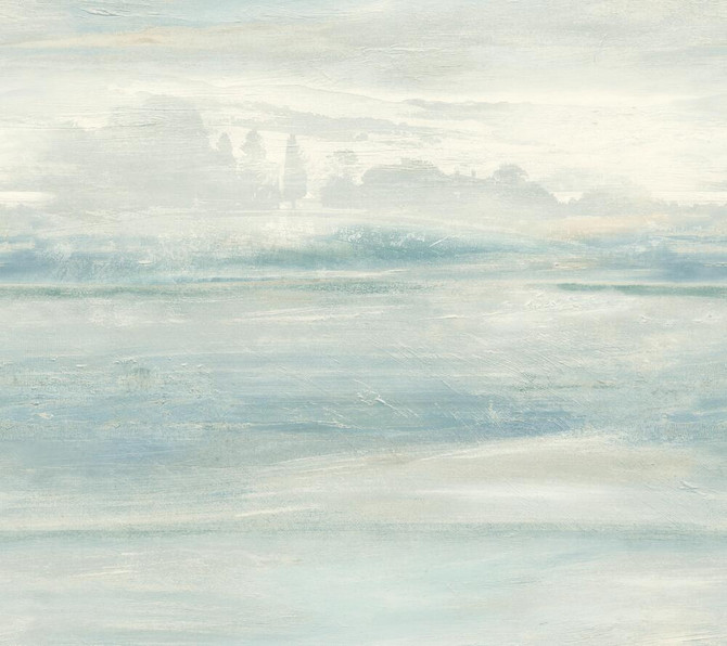 Soothing Mists Scenic Blue Peel & Stick Wallpaper by Candice Olson York Premium Peel + Stick Covers about 45 square feet 27-in by 20-ft long roll Peel & Stick 24 - Fabric Carolina -