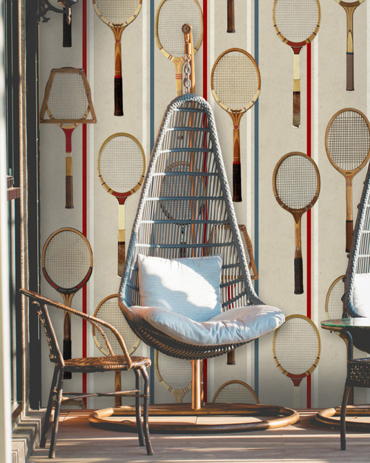 THE GAME Wallpaper (WP20243) by Mind The Gap | WP20243 | PREMIUM DESIGNER WALLPAPER COLLECTION | 3 rolls x 20.5 x 118.1 in | 0.52m / 20.5in | 3m / 118in | 4.65mp | 150cm / 59in | Black, Brown, Red, Taupe | Textured Matte | Paste the wall | 3-rolls in a box | Fabric Carolina | https://www.fabriccarolina.com/