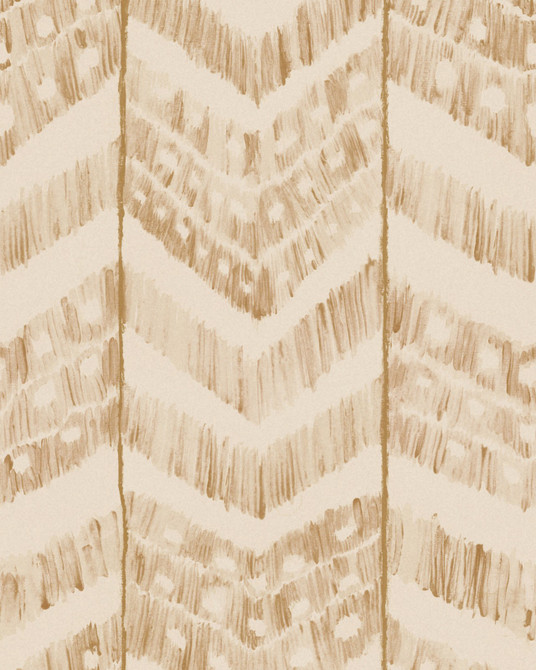 TURKISH IKAT Taupe Wallpaper (WP30056) by Mind The Gap | WP30056 | SUNDANCE VILLA | 1 roll x 20.5 x 393.7 in | 0.52m / 20.5in | 10m / 393.7in | 5.20mp | 70cm / 27.6in | Off White, Taupe | Satin Matte | Paste the wall | 1-roll in a box | Fabric Carolina | https://www.fabriccarolina.com/