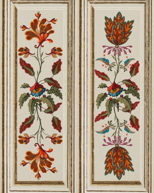 TYROLEAN PANEL Taupe Wallpaper (WP20698) by Mind The Gap | WP20698 | TYROL APRES-SKI HOME COLLECTION | 3 rolls x 20.5 x 118.1 in | 0.52m / 20.5in | 3m / 118in | 4.65mp | 72cm / 28.4in | Blue, Green, Red, Taupe | Textured Matte | Paste the wall | 3-rolls in a box | Fabric Carolina | https://www.fabriccarolina.com/