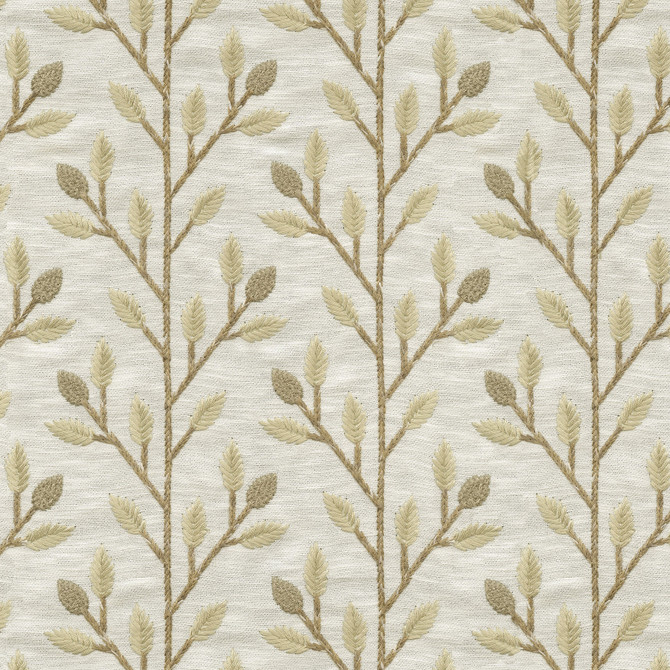PK Lifestyles Fabric Wheat Field Emb Flax - 72% polyester, 28% cotton EMB: 100% rayon India 51000 Horizontal: 4.87 and Vertical: 4.63 56 - My Fabric Connection -