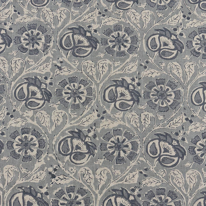 Nico Bluebell by Magnolia Fabric - 50 Cotton, 35 Viscose, 15 Linen India 80000 Horizontal: 27.75 and Vertical: 25.6 54 - Fabric Carolina -